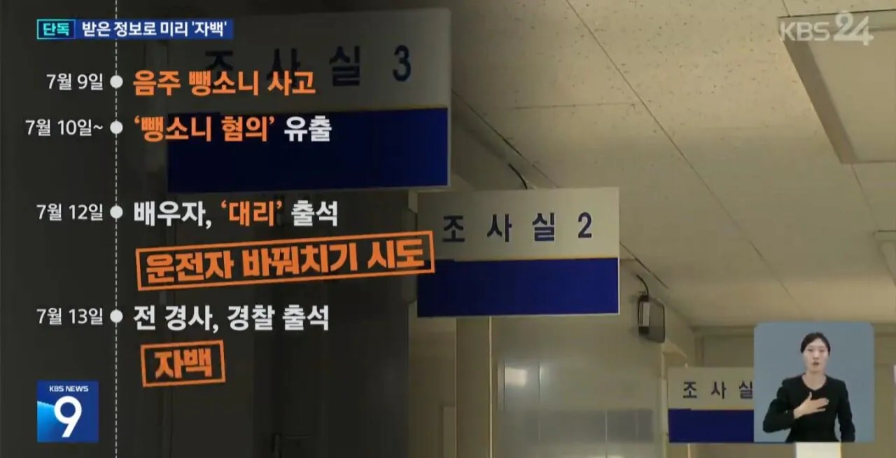 음주운전 뺑소니 사고내고 수사정보 빼돌린 경찰들 (6)