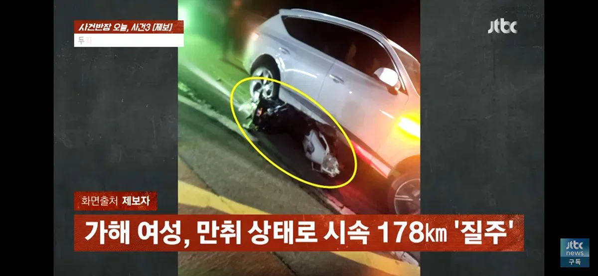 4살, 6살 딸 태우고 음주운전하다 사망사고 낸 엄마 (블랙박스 공개) (3)