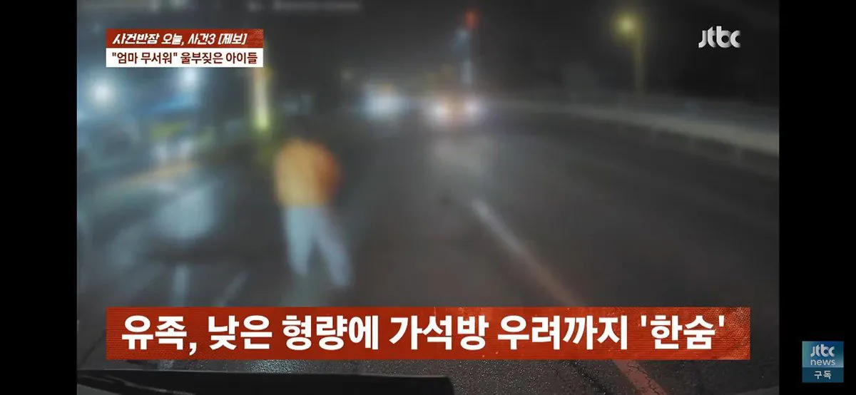 4살, 6살 딸 태우고 음주운전하다 사망사고 낸 엄마 (블랙박스 공개) (27)