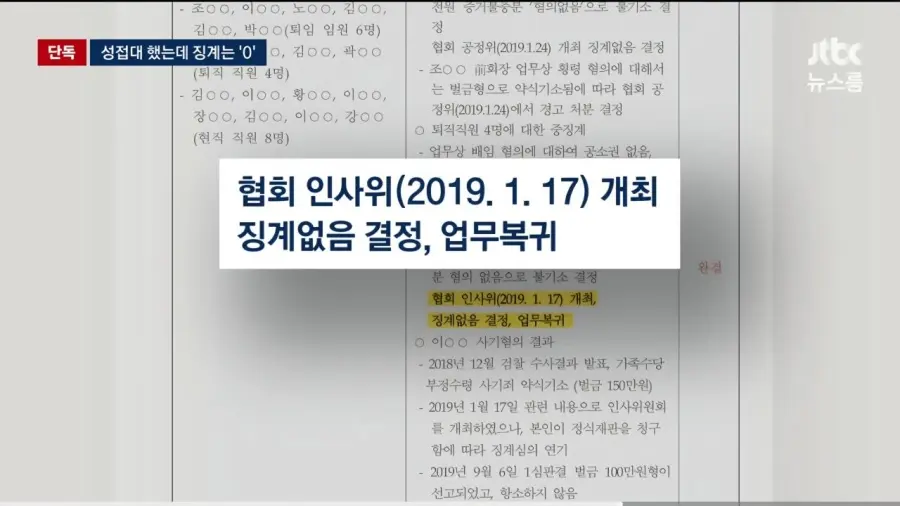 기안문에 '심판 마사지' 축협 부회장까지 결재.. 조직적으로 심판 성접대 (26)