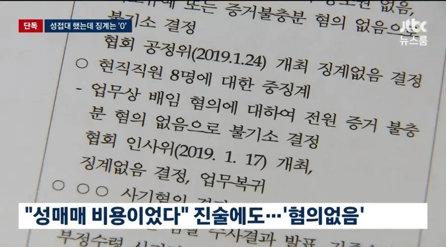 기안문에 '심판 마사지' 축협 부회장까지 결재.. 조직적으로 심판 성접대 (27)