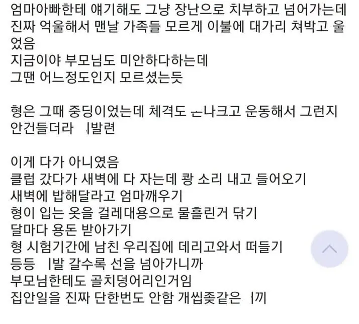 짐승같은 사촌누나랑 동거한 썰 (3)