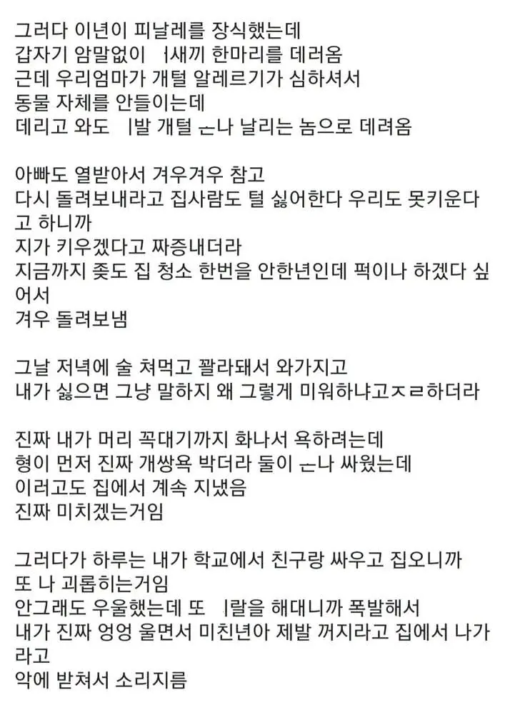 짐승같은 사촌누나랑 동거한 썰 (4)