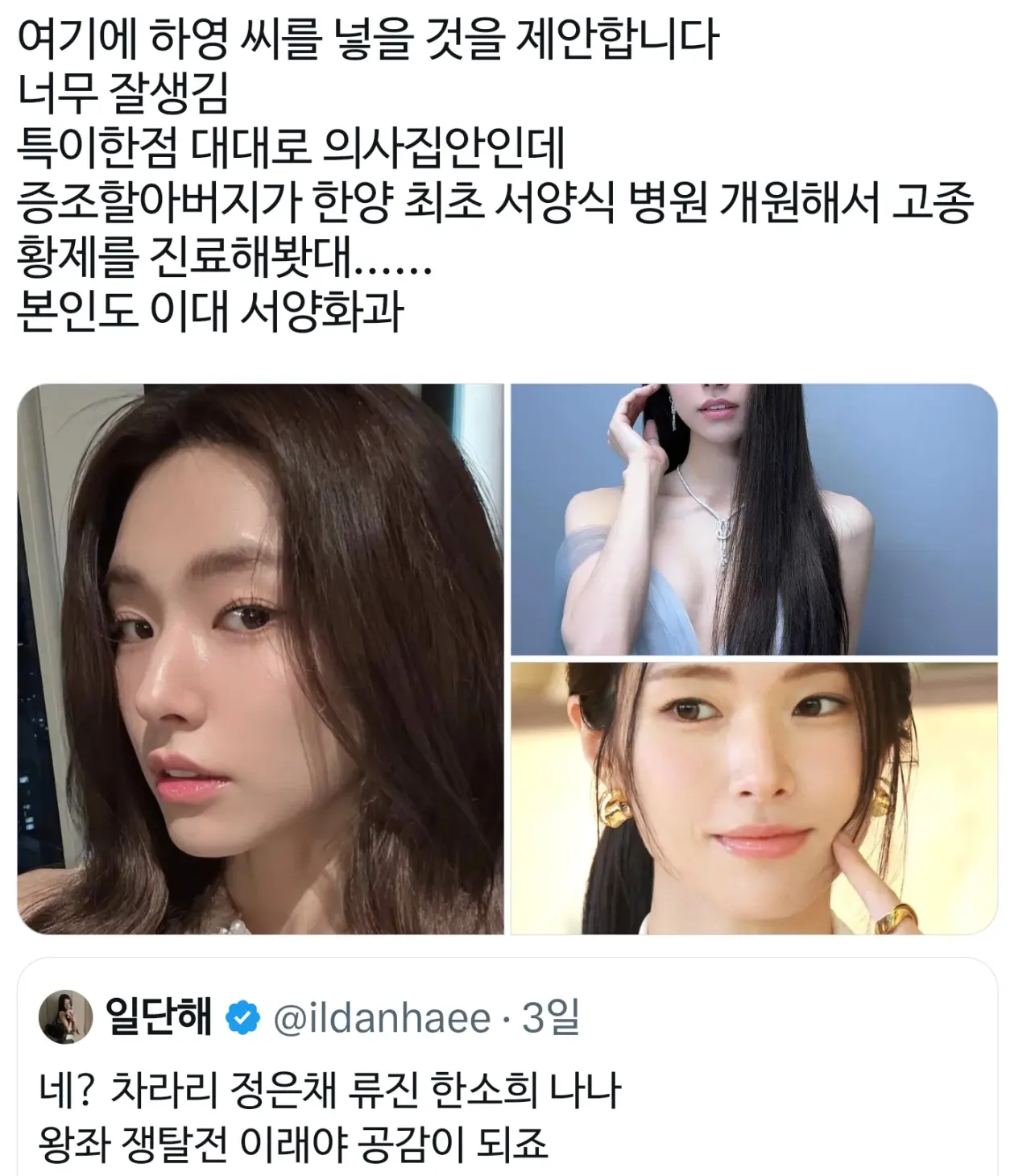 배우 하영의 친일파 증조부 논란 터진 계기 (3)