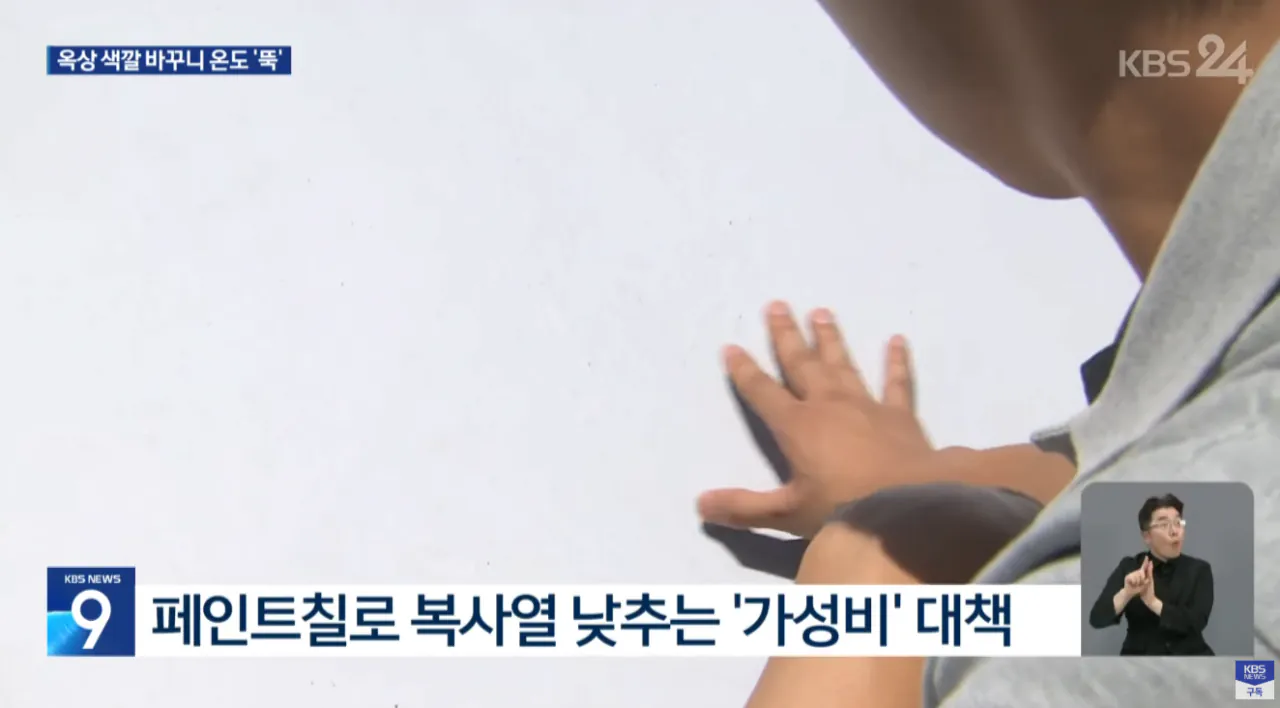 페인트만 바꿨는데 옥상 색깔 바꾸니 온도 '뚝' (7)