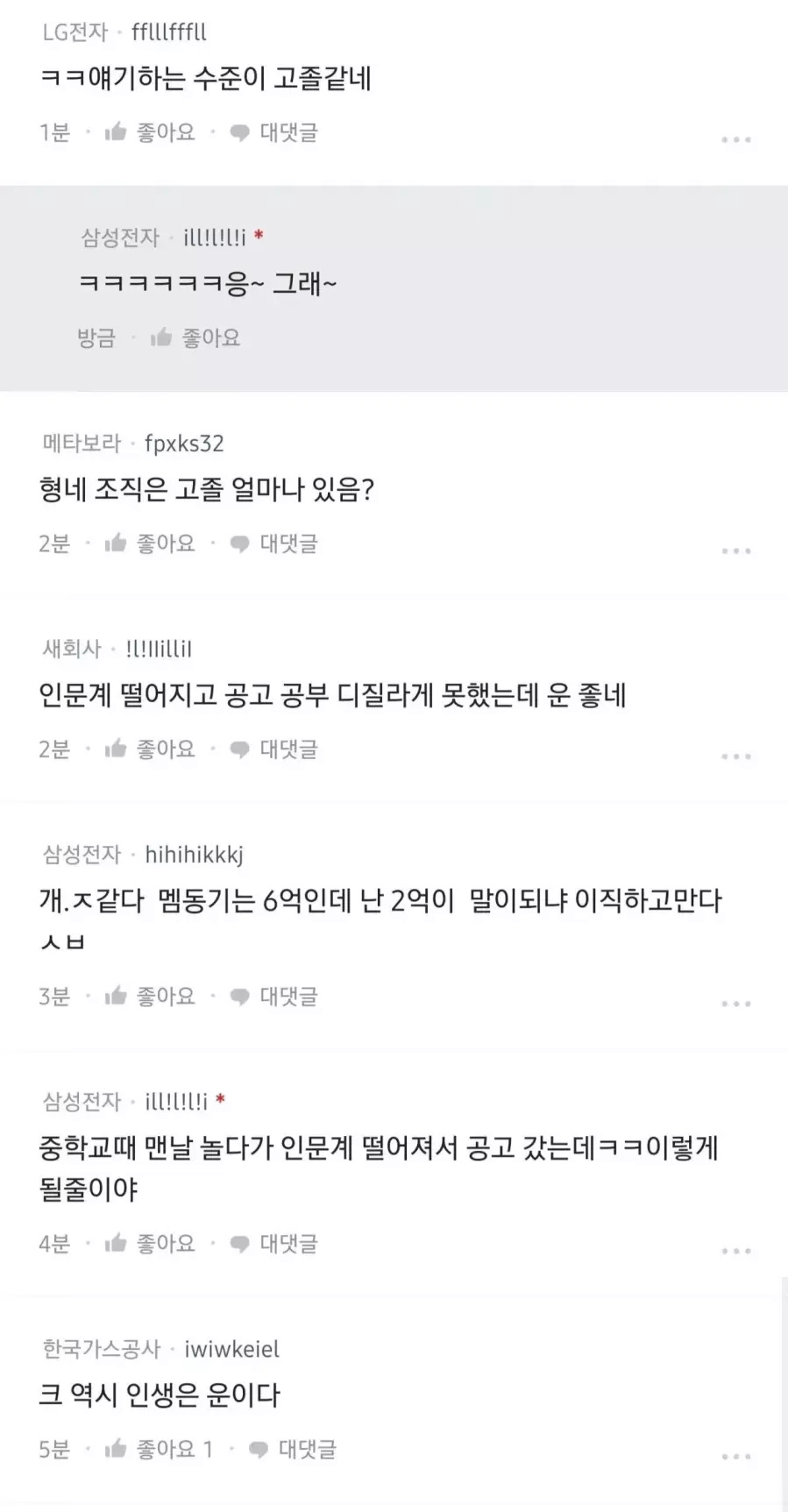 삼성전자 블라인드 근황 (2)