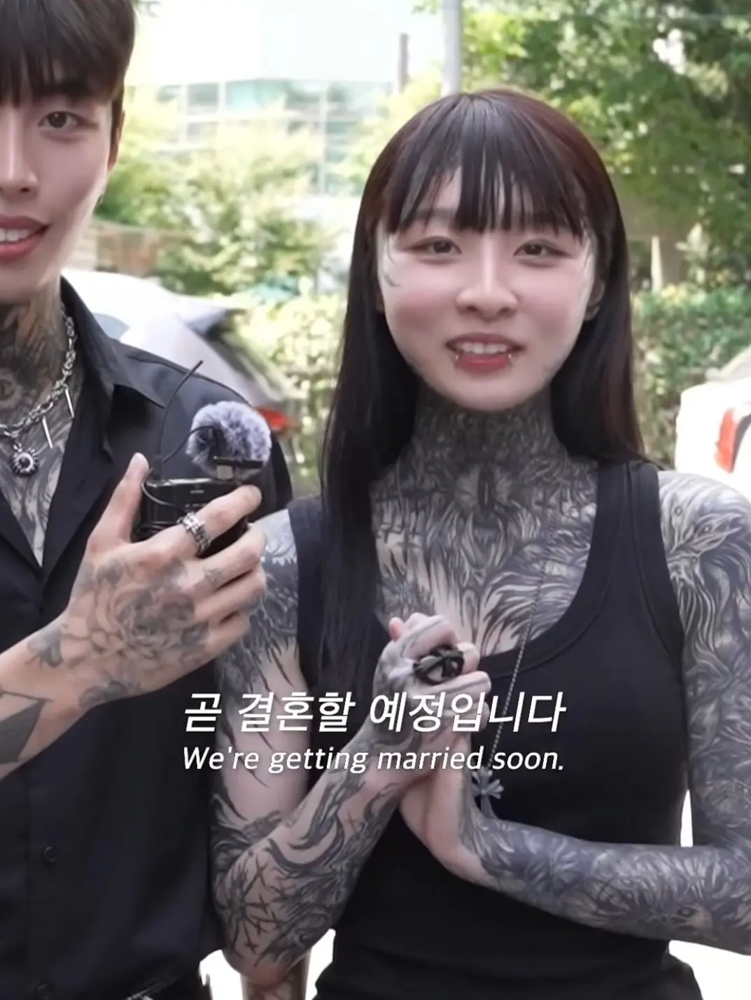 메이플하다 만났다는 전신 타투 커플ㄷㄷ (2)