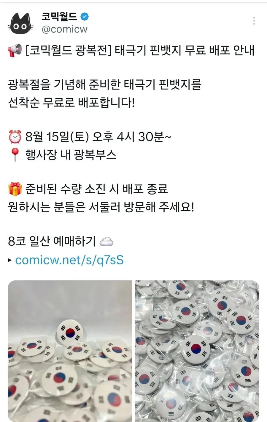 광복절 당일 코믹월드 (2)