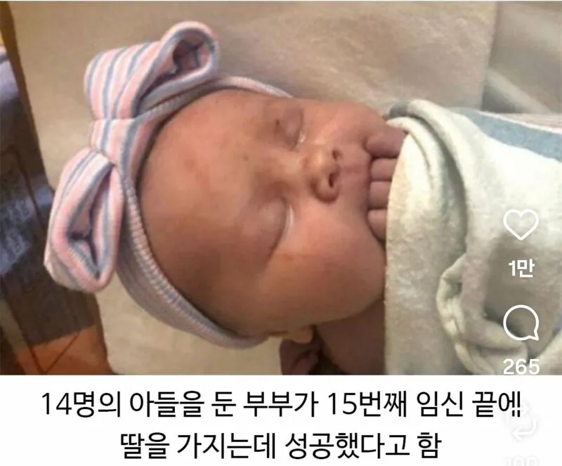 딸을 바랬던 어느 부부 (2)