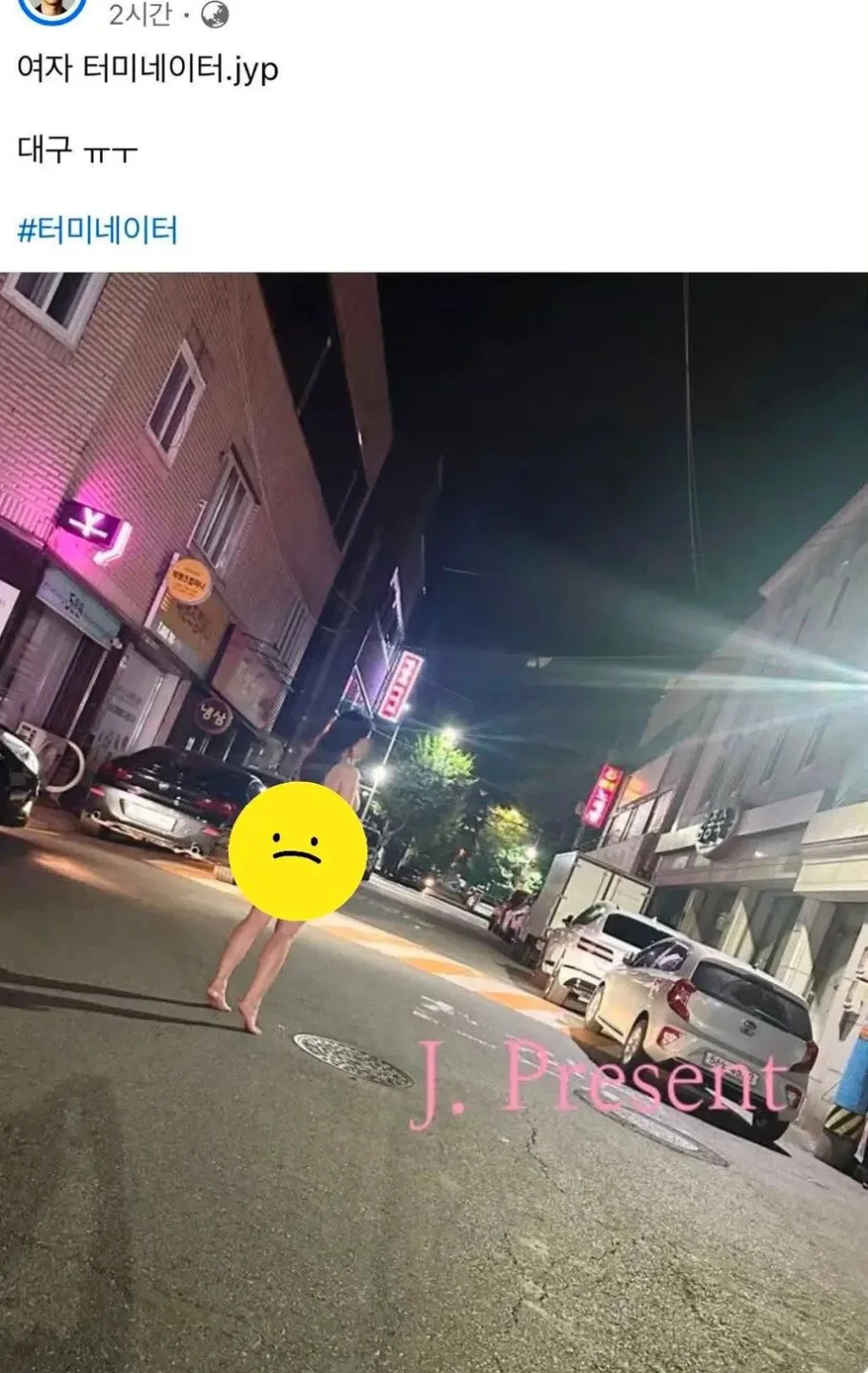 대구에서 일주일 간격으로 나타난 터미네이터 (2)