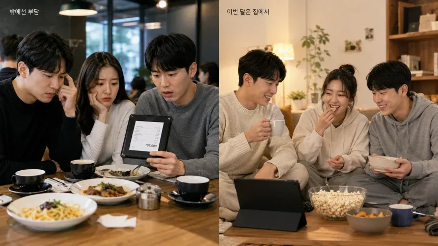 “밥 먹고 커피 마셨는데 5만원?”…2030, 메뉴 대신 ‘친구’를 줄였다 (2)