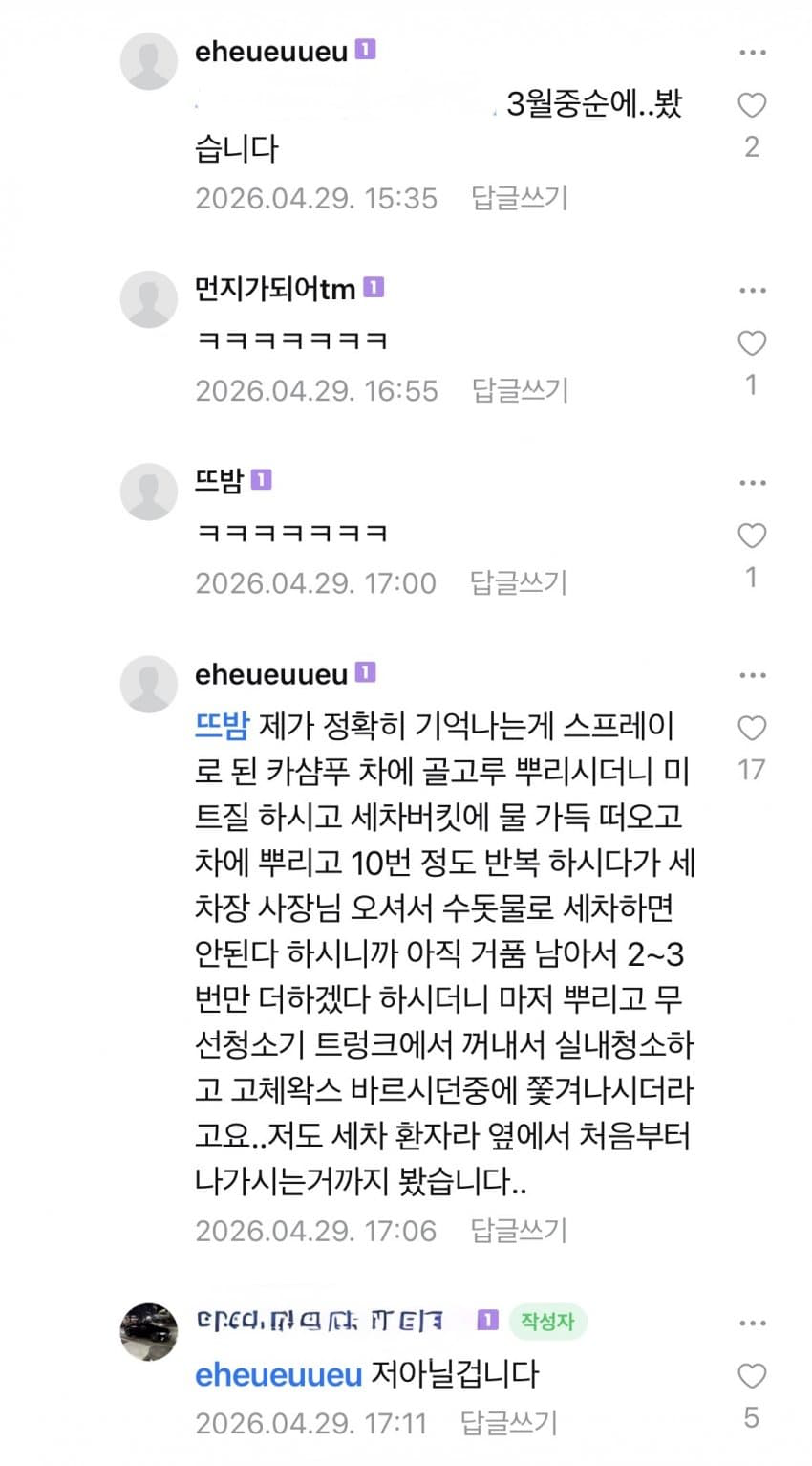 아우디 타는 세차거지 (5)