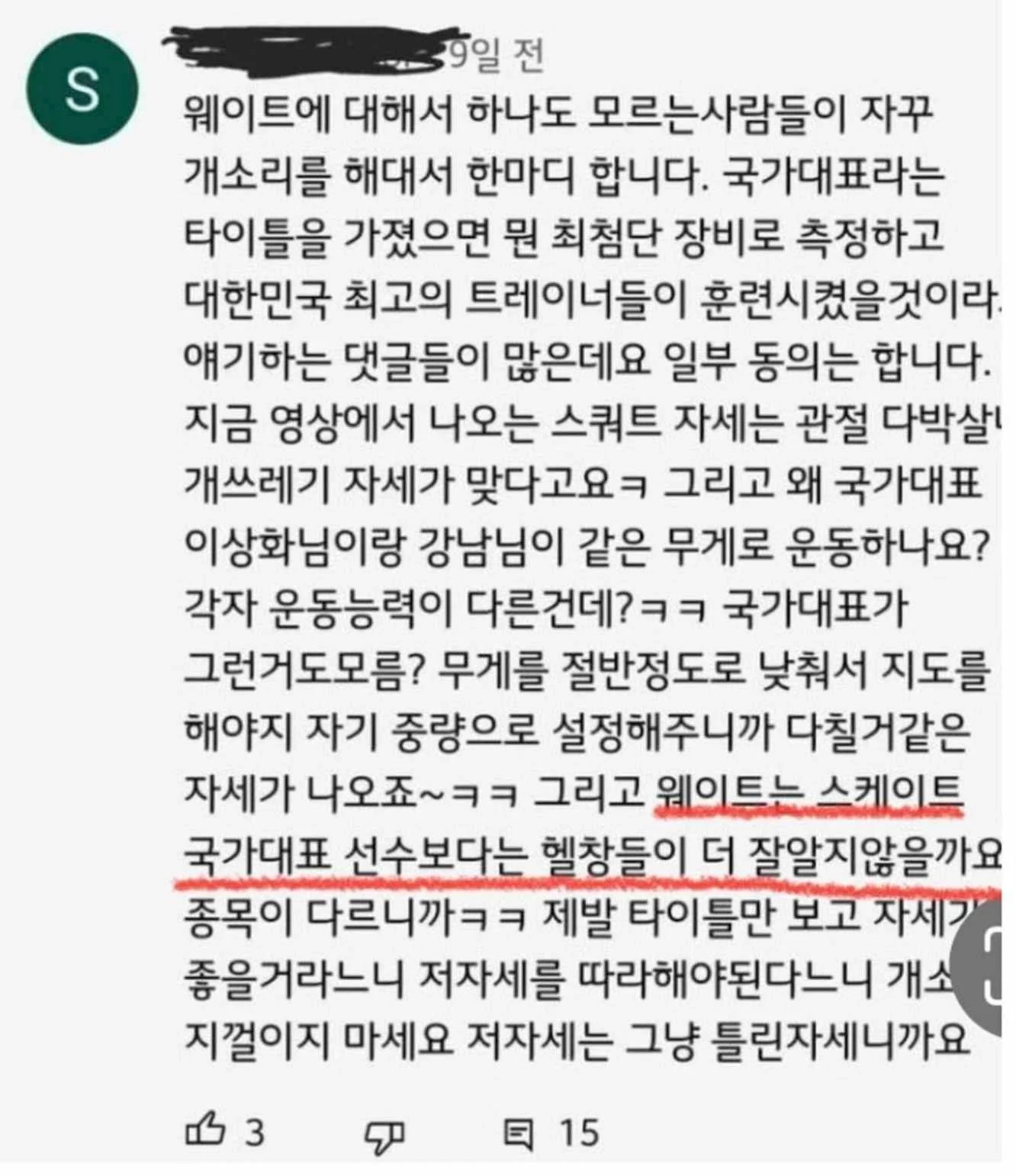 이상화에게 훈수두는 ㅈ문가들 (3)