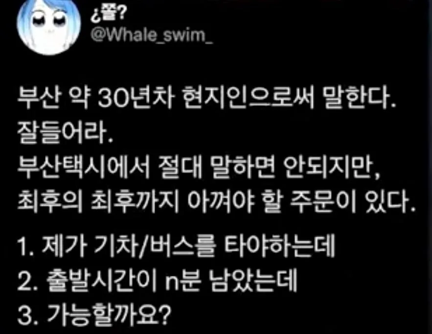 서울 토박이 변호사가 부산 택시 타고 충격받은 이유