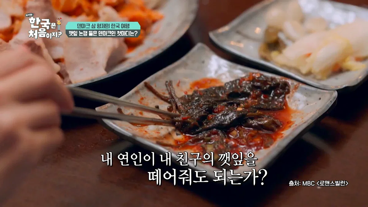 덴마크 사람이 느껴본 깻잎 논쟁 (10)
