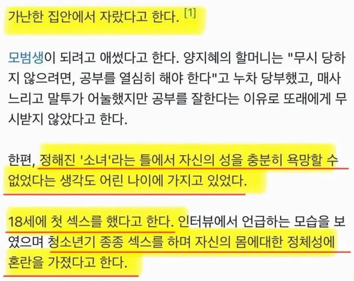 용혜인 비서관 양지혜의 첫경험 썰 (사실확인 안됨) (3)