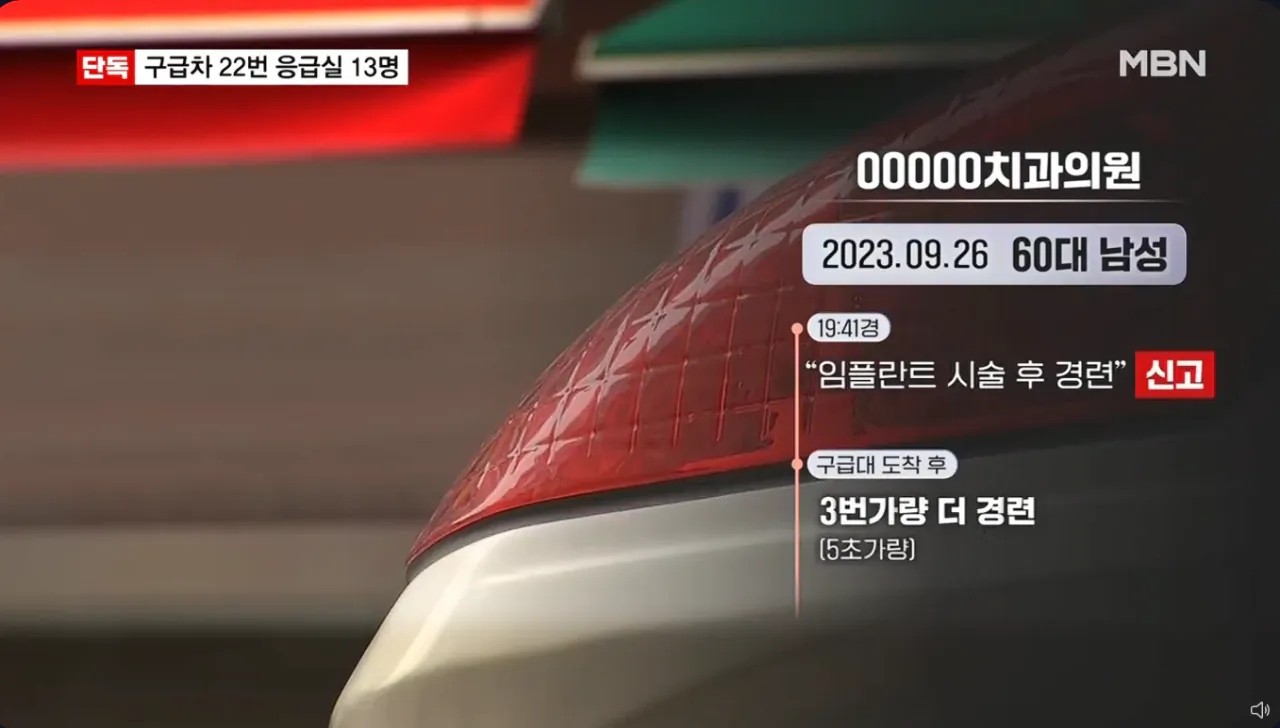 강남치과, 구급차 22번 출동 응급실 13명 실려감 (5)