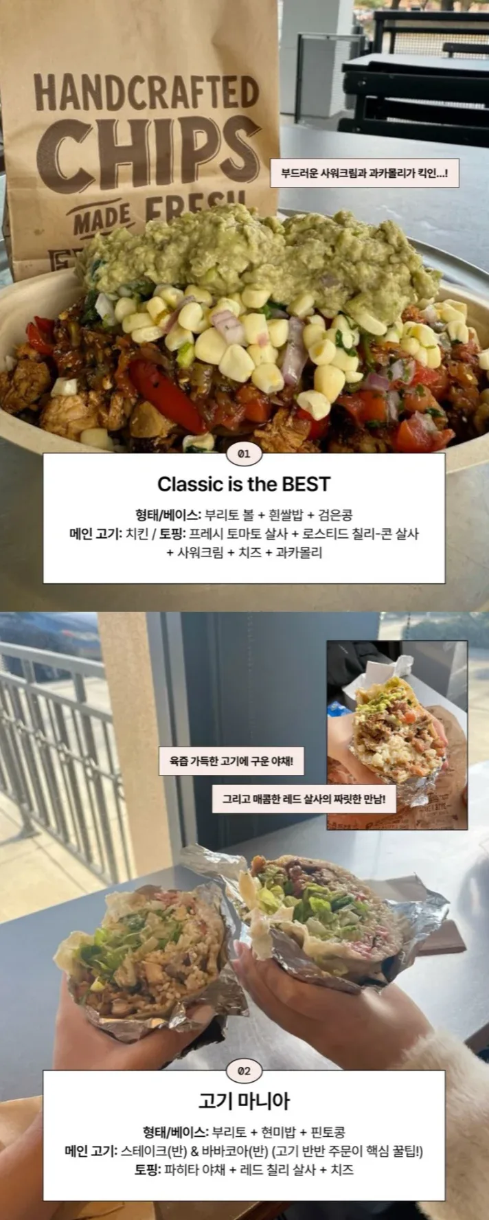 대한민국에 진출한 치폴레 가격 정리 (5)