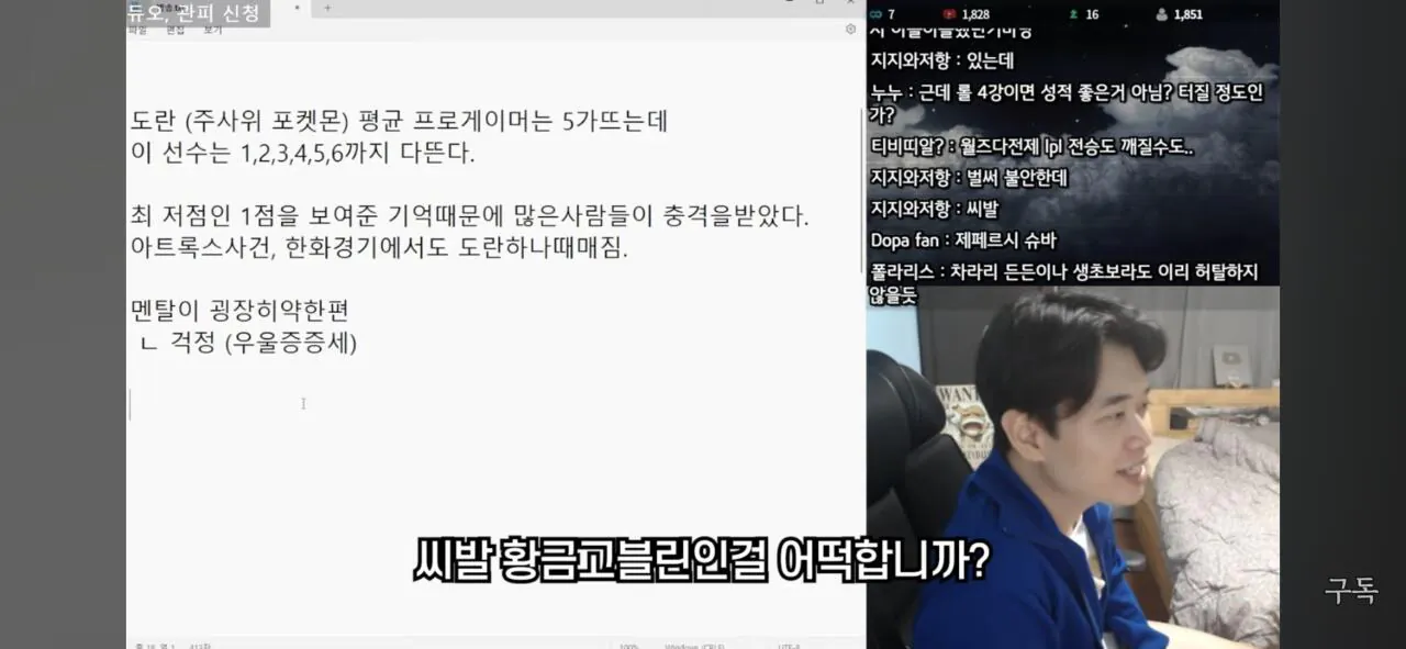 T1 도란 비방으로 돈벌이 하는 유튜버 (2)