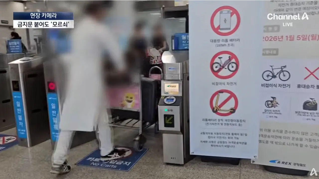 공항 카트를 자기 마음대로 쓴다는 인간들 (15)