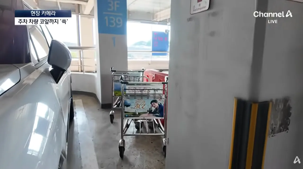 공항 카트를 자기 마음대로 쓴다는 인간들 (30)