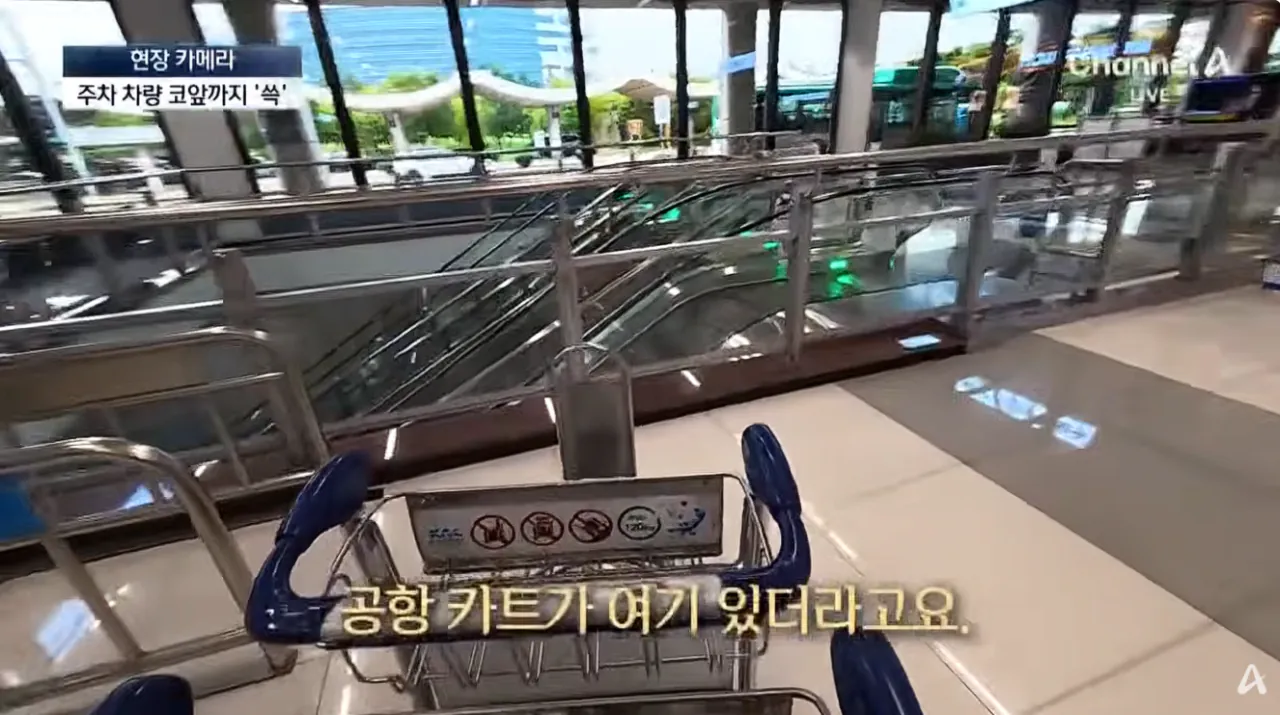 공항 카트를 자기 마음대로 쓴다는 인간들 (39)
