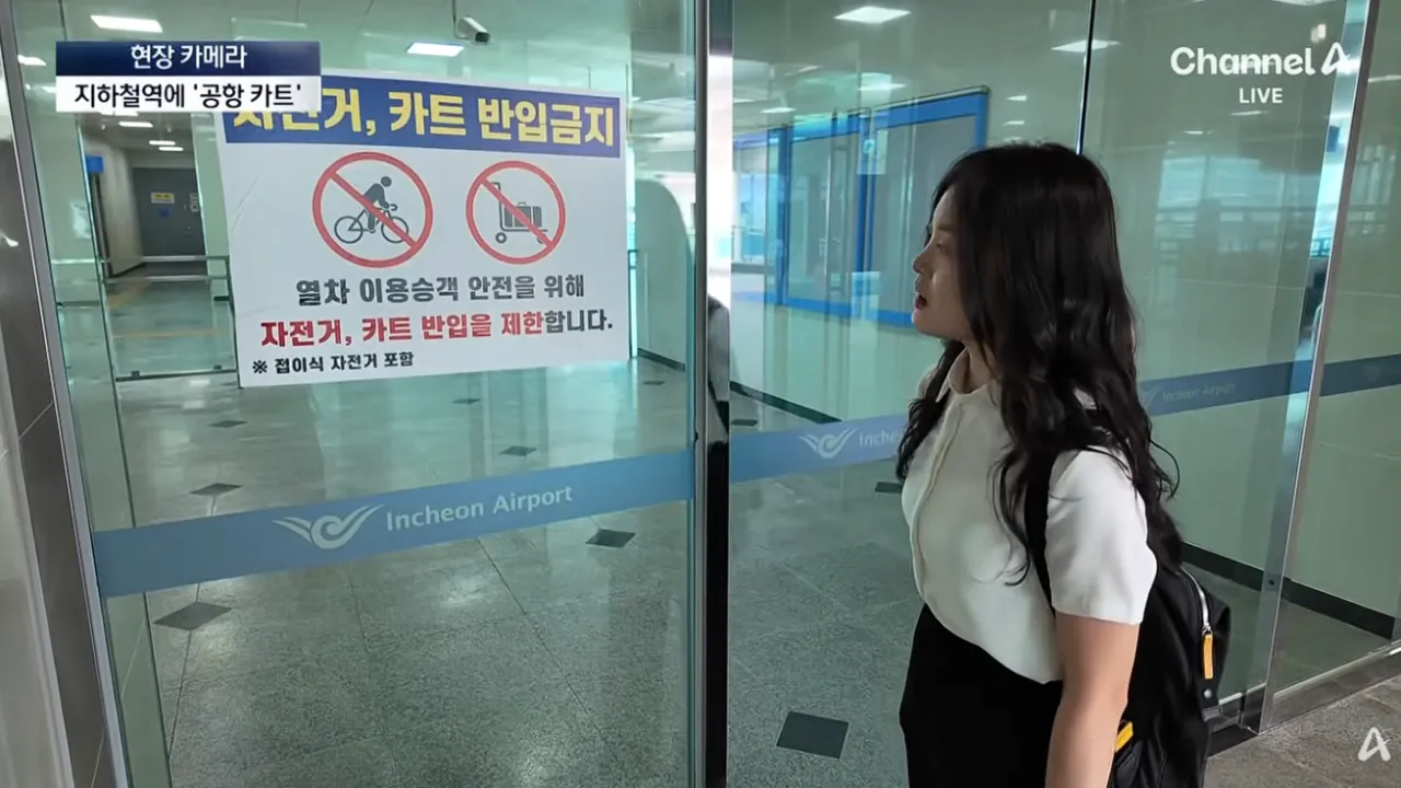 공항 카트를 자기 마음대로 쓴다는 인간들 (6)