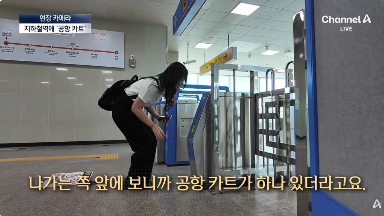 공항 카트를 자기 마음대로 쓴다는 인간들 (8)