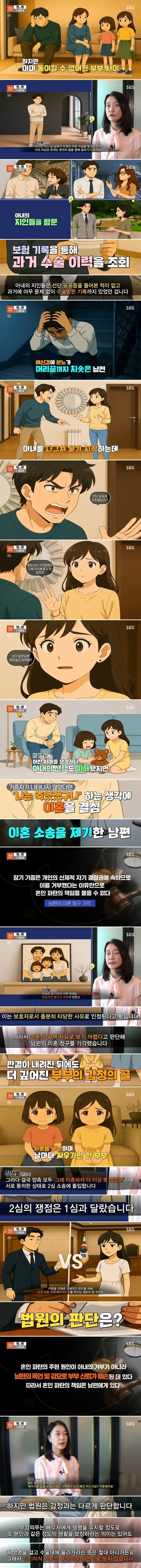 남편에게 장기이식 거부한 아내, 이혼사유 될까? (2)
