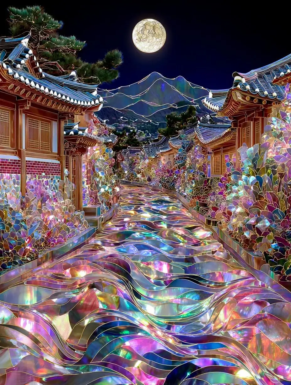 자개로 재해석한 고흐의 그림 (4)