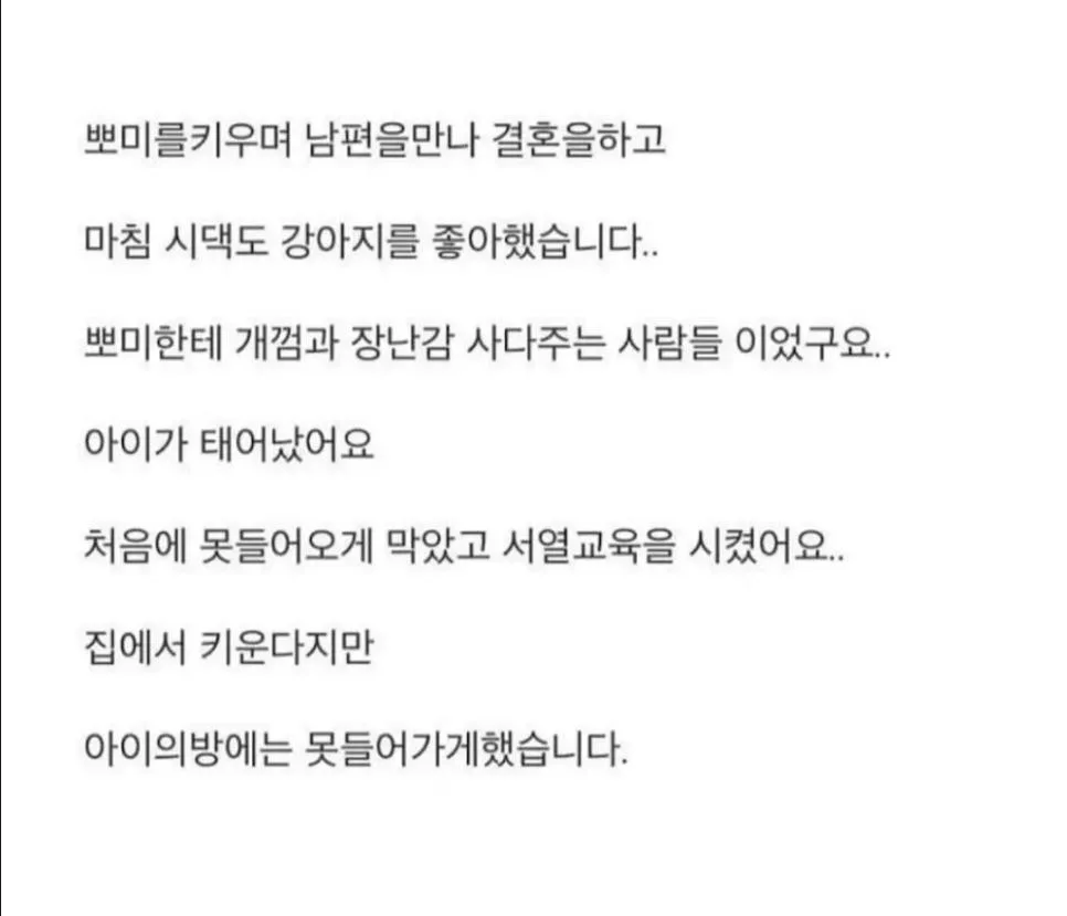 18년 키운 반려견이 죽었는데 제 딸이 말이 없어졌습니다 (2)