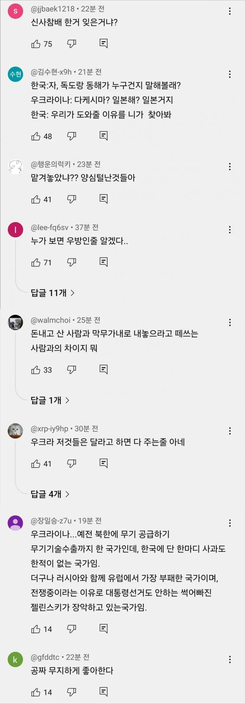 우크라이나 지원해줄 필요없는 이유 (6)