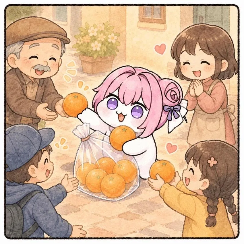 오렌지를 나눠주는 도로롱 Manhwa (2)