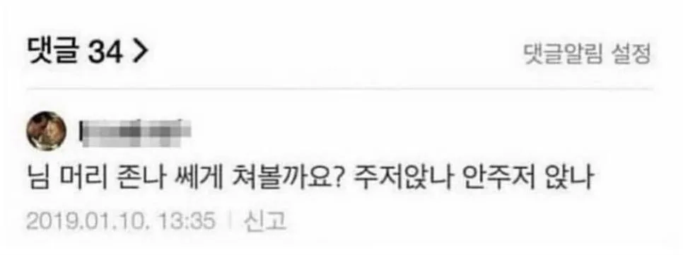네이버 레전드 댓글 (2)