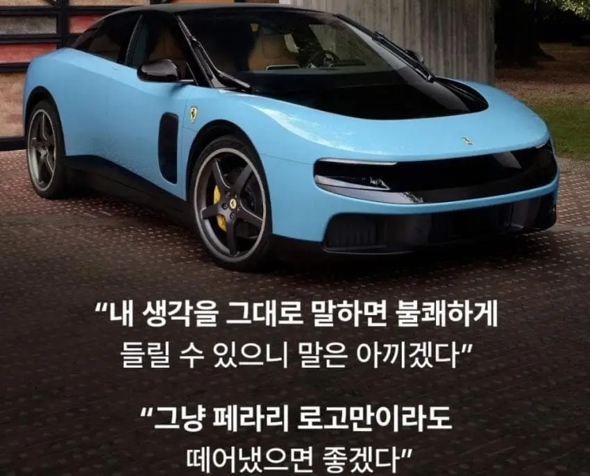 전 페라리 회장, 루체 작심 비판 (13)
