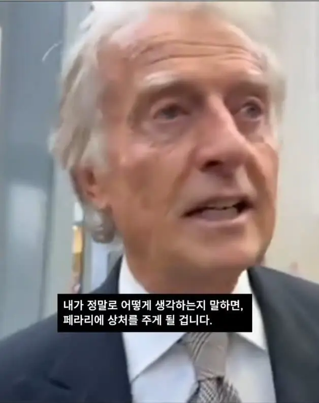 전 페라리 회장, 루체 작심 비판 (5)