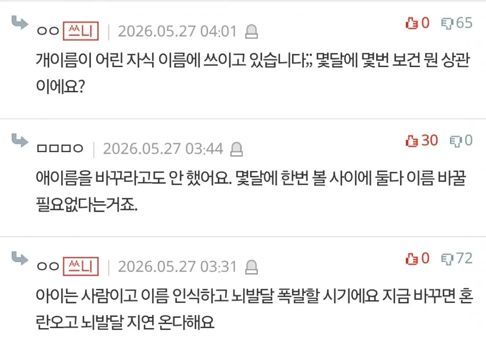 강아지 이름이 아들 이름이랑 같아요 (3)