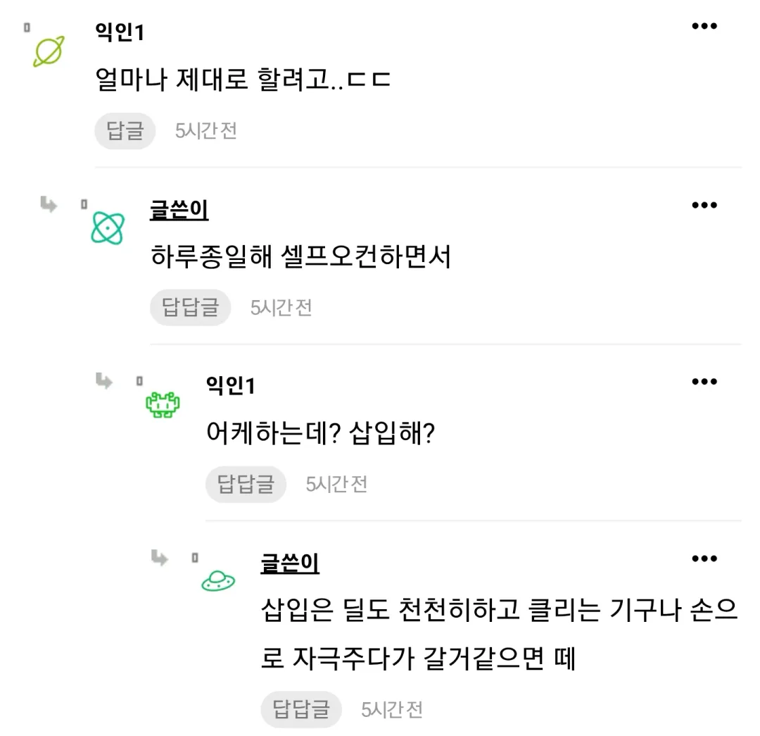 자위하려고 연차 낸 인티녀 (4)