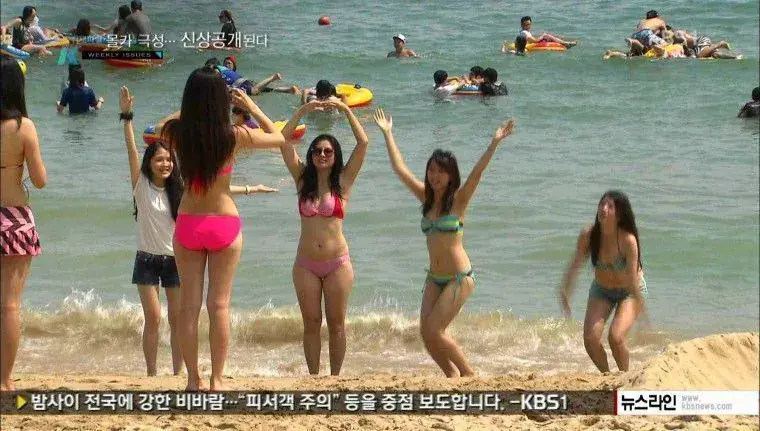 (ㅇㅎ) 몰카가 무섭다는 비키니 눈나들 (2)