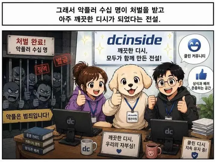 디시에서 악플러들이 사라진 이유를 알아보자 (7)