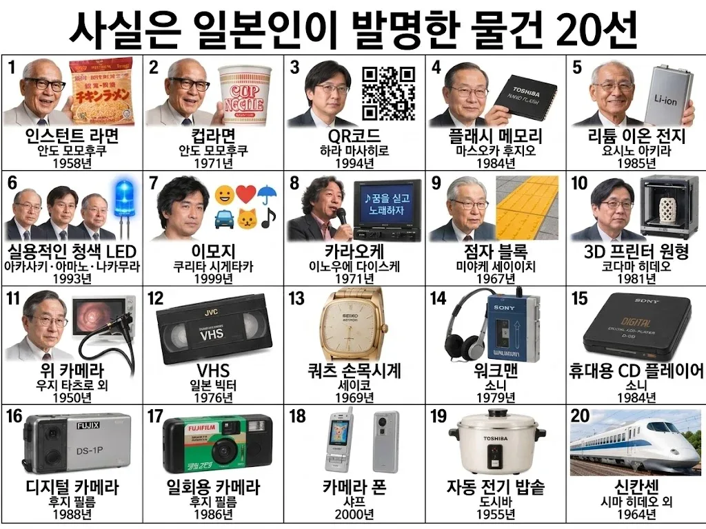일본이 세계 최초로 발명한 것들 (2)