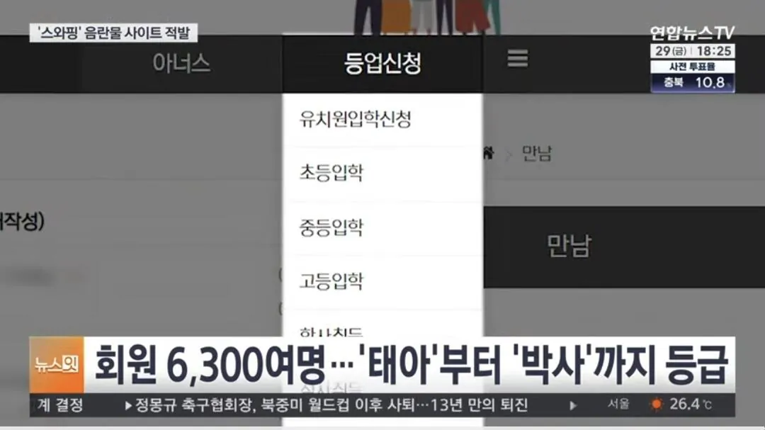 6,300명 스와핑 사이트 적발, 목적은 스와핑 집성촌 (4)