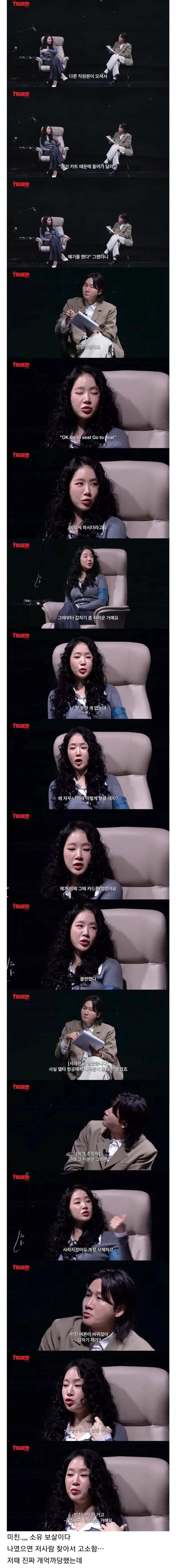 소유의 비행기 갑질사건의 진실 (3)