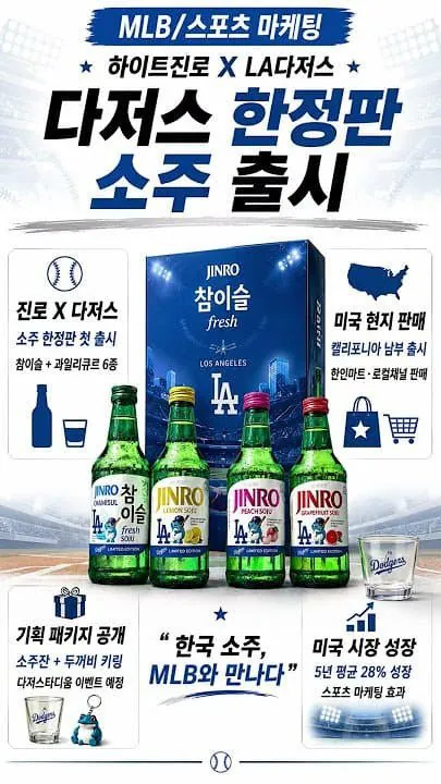 LA다저스와 콜라보하는 진로 (4)