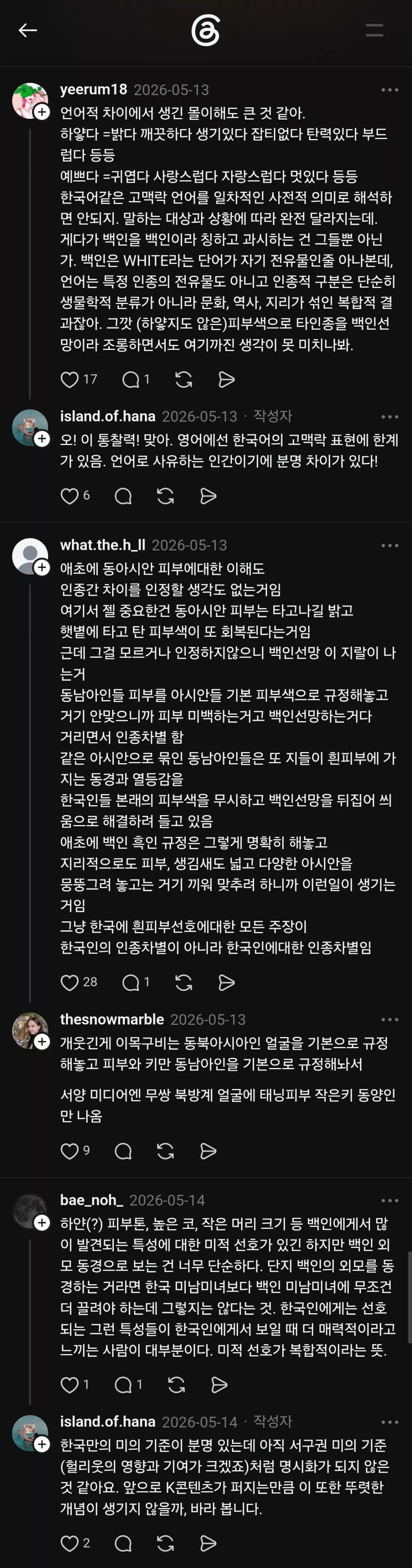한국인이 백인을 선망한다는 착각 (2)