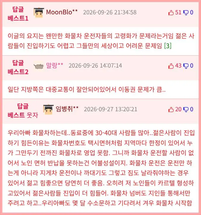 노인들 운전면허 못 뺏는이유 (2)