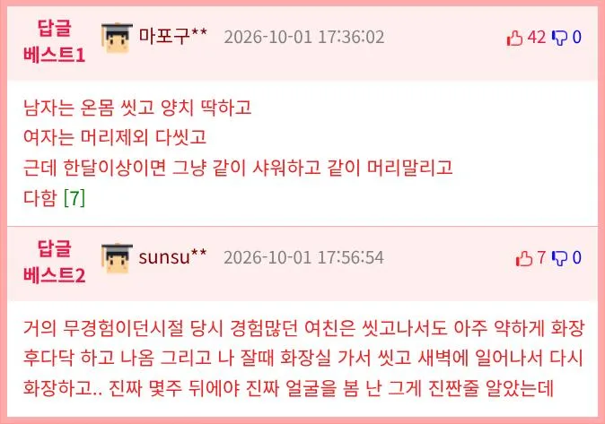 애인과 모텔 처음 간 사람들이 한 번씩 하는 실수 (2)