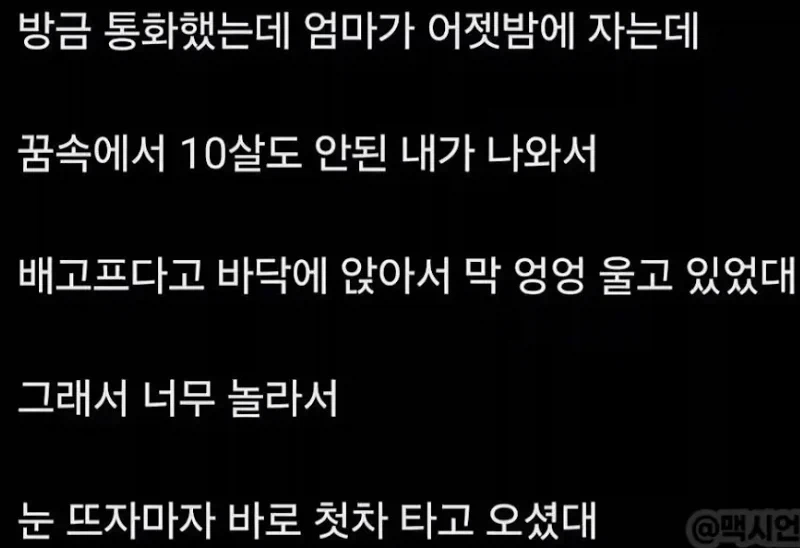 엄마가 갑자기 집에 왔어 (3)