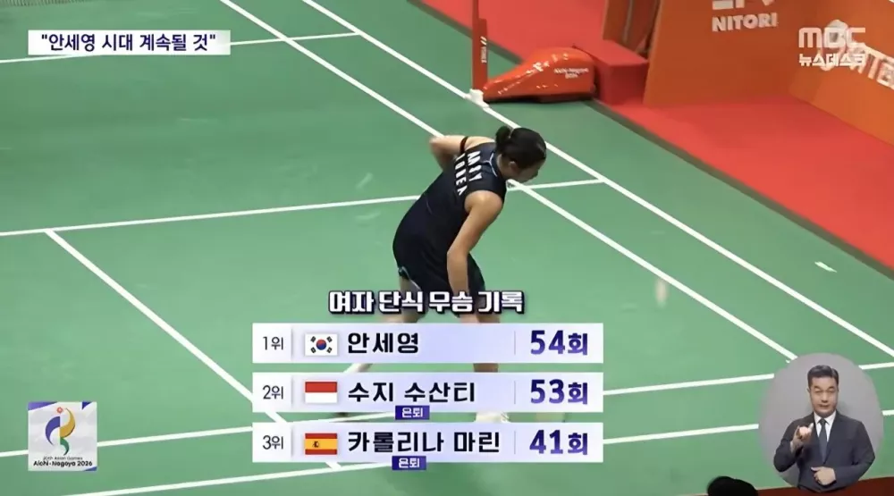 중국의 안세영 한줄평 '고독구패' (9)