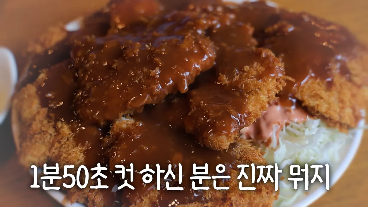 초대왕 돈까스에 도전한 쯔양 (19)
